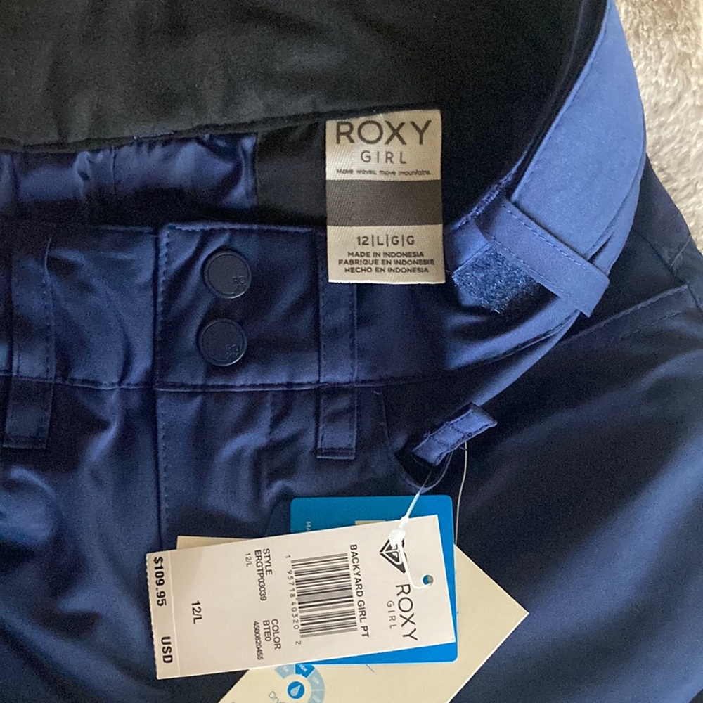 Roxy girls snow pants NWT